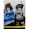 Image 2 : 3 China Dolls + 1 toilet paper holder doll