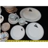 Image 3 : Ceramic vase and pitcher + Assorted China ware + Hotel ware Sterlite dishes