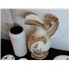Image 6 : Ceramic vase and pitcher + Assorted China ware + Hotel ware Sterlite dishes