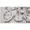 Image 3 : Royal Albert, Bone China "Petit Point" dish set collection - Cups, saucers, cake tray, serving trays
