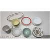 Image 1 : Large collection of dishware - bowls, saucers, serving tray and mug