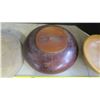 Image 5 : 3 wood bowls