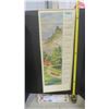 Image 1 : 1985 wooden wall scroll calendar