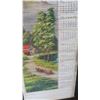 Image 3 : 1985 wooden wall scroll calendar