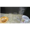 Image 4 : assorted glassware - cups, mugs, plates bowls, etc.