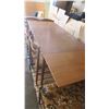 Image 3 : Teak Dining Table and 6 Chairs - Made in Sweden, 84.5"x33"x28.5"