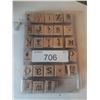 Image 3 : scrap booking rubber stamps letters