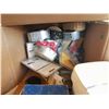 Image 6 : box full of electrical repair parts - clips, boxes, cables and more