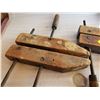 Image 2 : 2 antique wooden clamps - usable