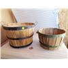 Image 1 : very good 1/2 bushel basket and 1/4 bushel basket