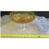 Image 2 : 2 glass candy bowls