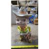 Image 1 : vintage chalkware cowboy kid
