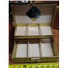 Image 5 : 5 Jewelry Boxes, 1 wooden storage box + a few assorted costume jewelry items