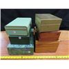 Image 7 : 5 Jewelry Boxes, 1 wooden storage box + a few assorted costume jewelry items