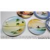 Image 2 : 5 large decorative plates, hand painted