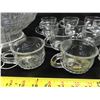 Image 2 : Glass punch bowl with 13 cups