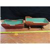 Image 9 : School Desk (Fisher Price) + 2 Wooden doll cribs - damaged