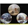 Image 1 : 3 Painted plates (Train Theme) #'s: 810, 076A, 3228A