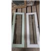 Image 3 : 2 small glass doors - 9"x27" each
