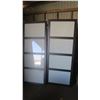Image 1 : 2 sliding closet doors - 31.25"x78"