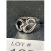 Image 2 : 925 Sterling Silver Vintage2 Hearts Ring