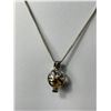 Image 2 : 925 Sterling Silver Hinged Pendant with Pearl & 925 Sterling Silver Chain