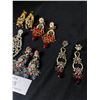 Image 2 : 5 Pairs Rhinestone Earrings