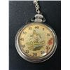 Image 2 : 2 Vuntage Pocket Watches with Chain. 1 Westclox Pocket Ben, 1 Collectible Pendant Pocket " Watch Sty