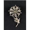 Image 2 : a Superb 50's Rhinestone Flower Brooch ( Large) Marked Austria