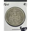 Image 2 : 1960 Canadian 50 Cent Coin In Holder