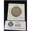 Image 1 : 1959 Canadian 50 Cent Coin In Holder