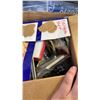 Image 8 : LOT OF TOOLS, HARDWARE, RIDGID PARTS, BOLTS, HARDWARE, ELECTRICAL HARDWARE