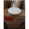 Image 8 : 4 CASES COMBOSTABLE PLANT FIBER BOWLS, LIDS AND CUPS