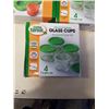 Image 2 : 3 BOXES LITTLE SPROUT BABY FOOD STORAGE GLASS CUPS - 12 PIECES TOTAL