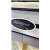 Image 2 : DOUBLE SIZE BEAUTYREST ESTEEM FIRM MATTRESS AND LOW PROFILE BOX SPRING