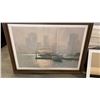 Image 2 : 2 LARGE PRINTS AND MIRROR