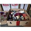 Image 2 : 2 BOXES OF CANDLES AND STEMWARE