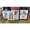 Image 1 : 4 FIRST NATION PRINTS 2 ARE CLARENCE WELLS