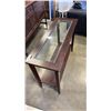 Image 2 : GLASSTOP SOFA TABLE