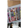 Image 8 : 2 BOXES OF COLLECTIBLE CARDS, ACTION FIGURES, COMBINER FIGURE PARTS, COMICS