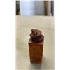 Image 8 : VINTAGE JAPANESE HAND CARVED STONE STAMP SEAL