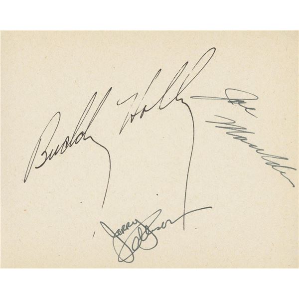 Buddy Holly signature cut