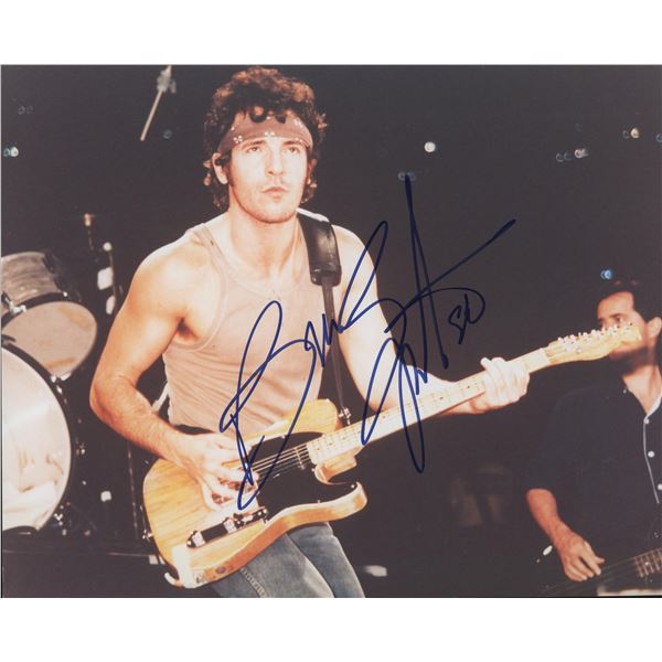 Bruce Springsteen signed photo