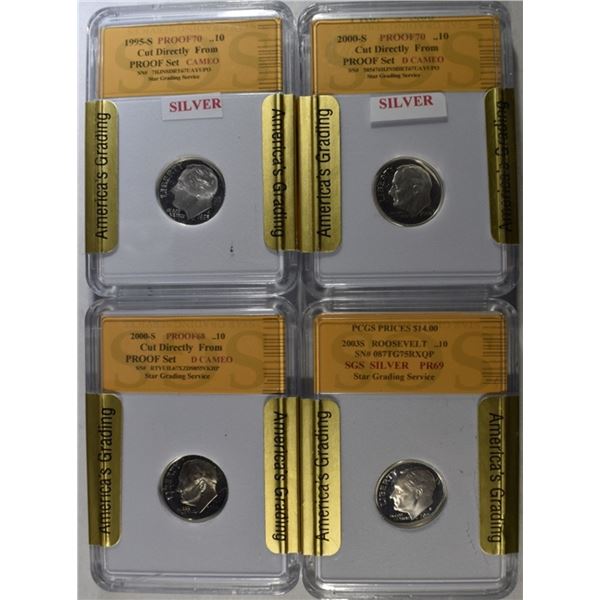 COLLECTORS LOT SILVER PROOF DIMES