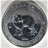 Image 2 : 1 1/2 OZ CANADIAN ARCTIC FOX .999 SILVER ROUND