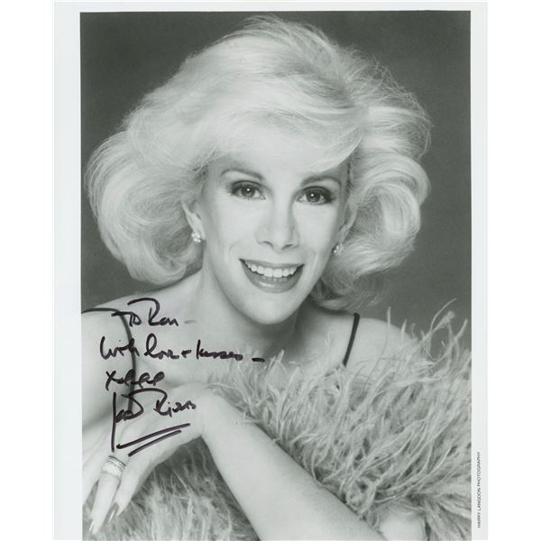 Joan Rivers signed photo