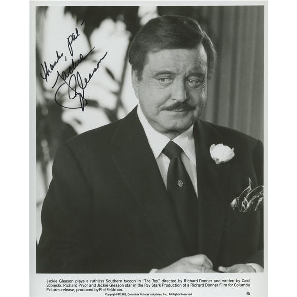 Jackie Gleason The Toy signed movie photo