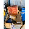 Image 2 : WOODEN BOX OF ASSORTED BIKE PARTS INCLUDING: E13 12SPD CASSETTE, DT SWISS FRONT HUB, SPANK HEX