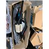 Image 2 : BOX OF ASSORTED BIKE HANDLE BARS, SEATPOST & MORE