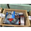 Image 2 : WOODEN BOX OF ASSORTED BIKE PARTS